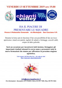 LOCANDINA PRESENTAZIONE 2019